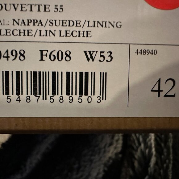 Christian Louboutin MISS DUVETTE 55 Cutout Block Heels Pumps Shoes Leche - Picture 15 of 15